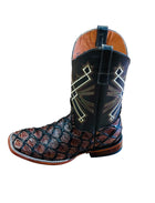 CONGNAC FISH PRINT COWBOY BOOTS
