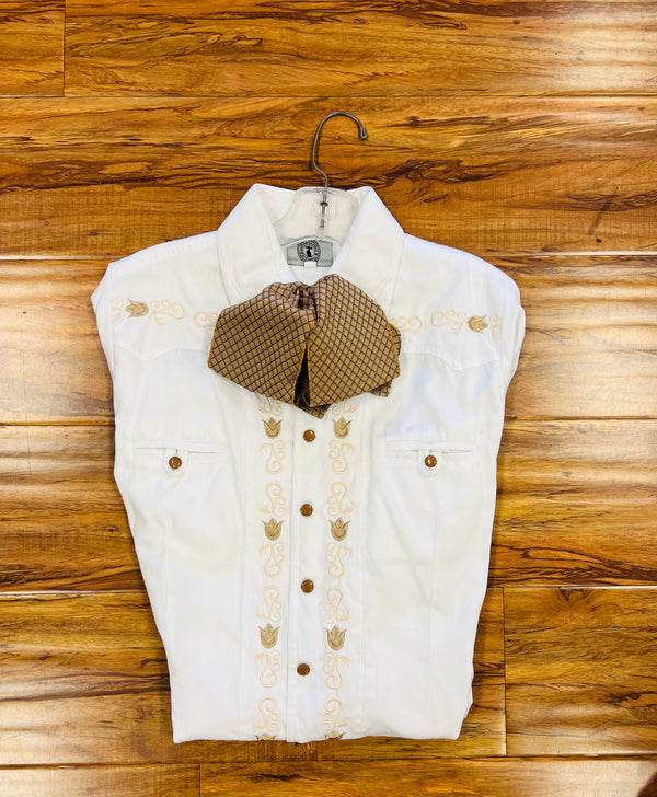 CAMISA CHARRA BORDADA *FREE SHIPPING*