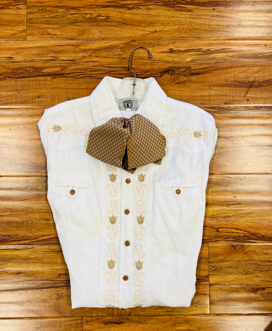 CAMISA CHARRA BORDADA *FREE SHIPPING*