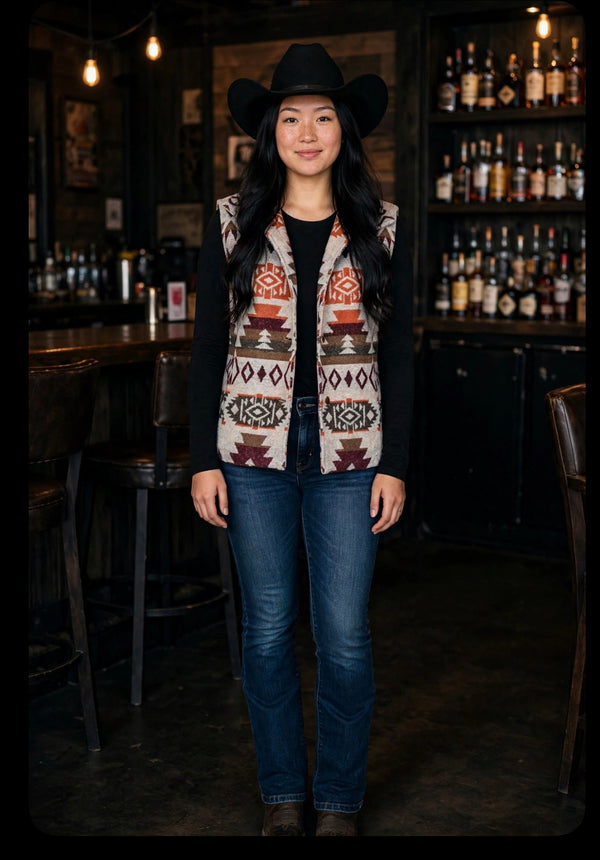 Western Aztec Vest Style