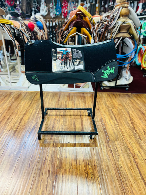 Best Ever Pads 1 Inch Kush Black Felt Saddle Pad 30X30