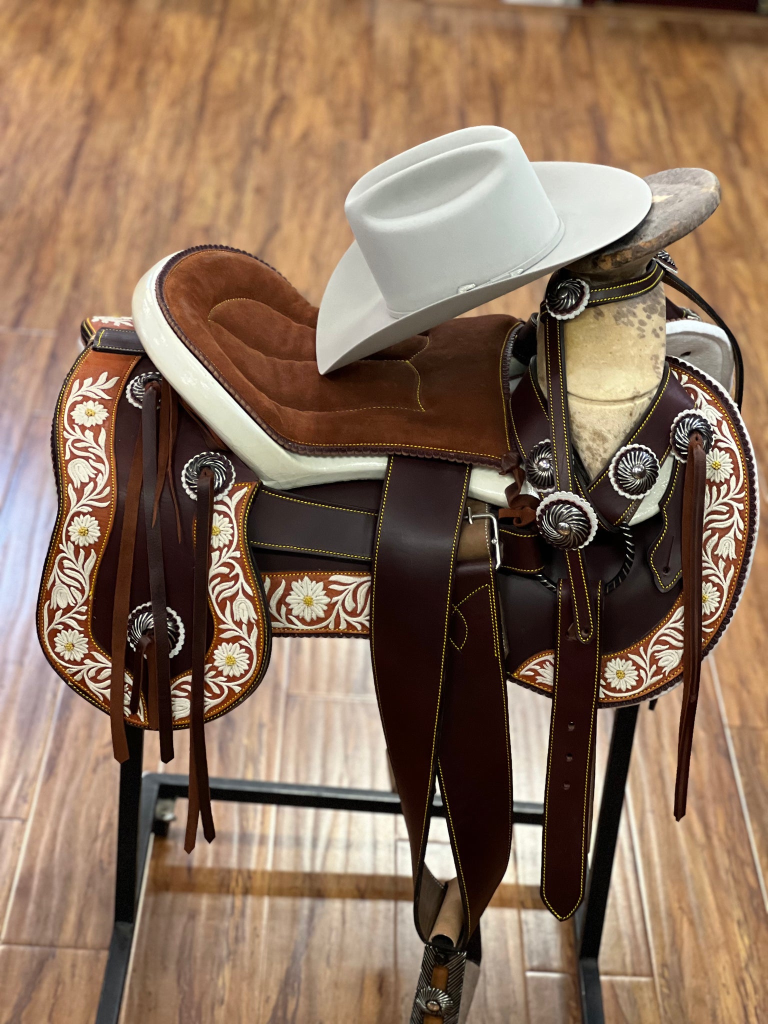 10X Stetson Men s Silverbelly Champion Premier Fur Felt Western HerraduraDeOro