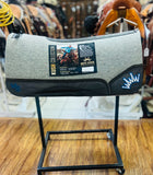 Best Ever Pads Kush 1 1/4 Inch Felt Saddle Pad with Black Wear Leathers