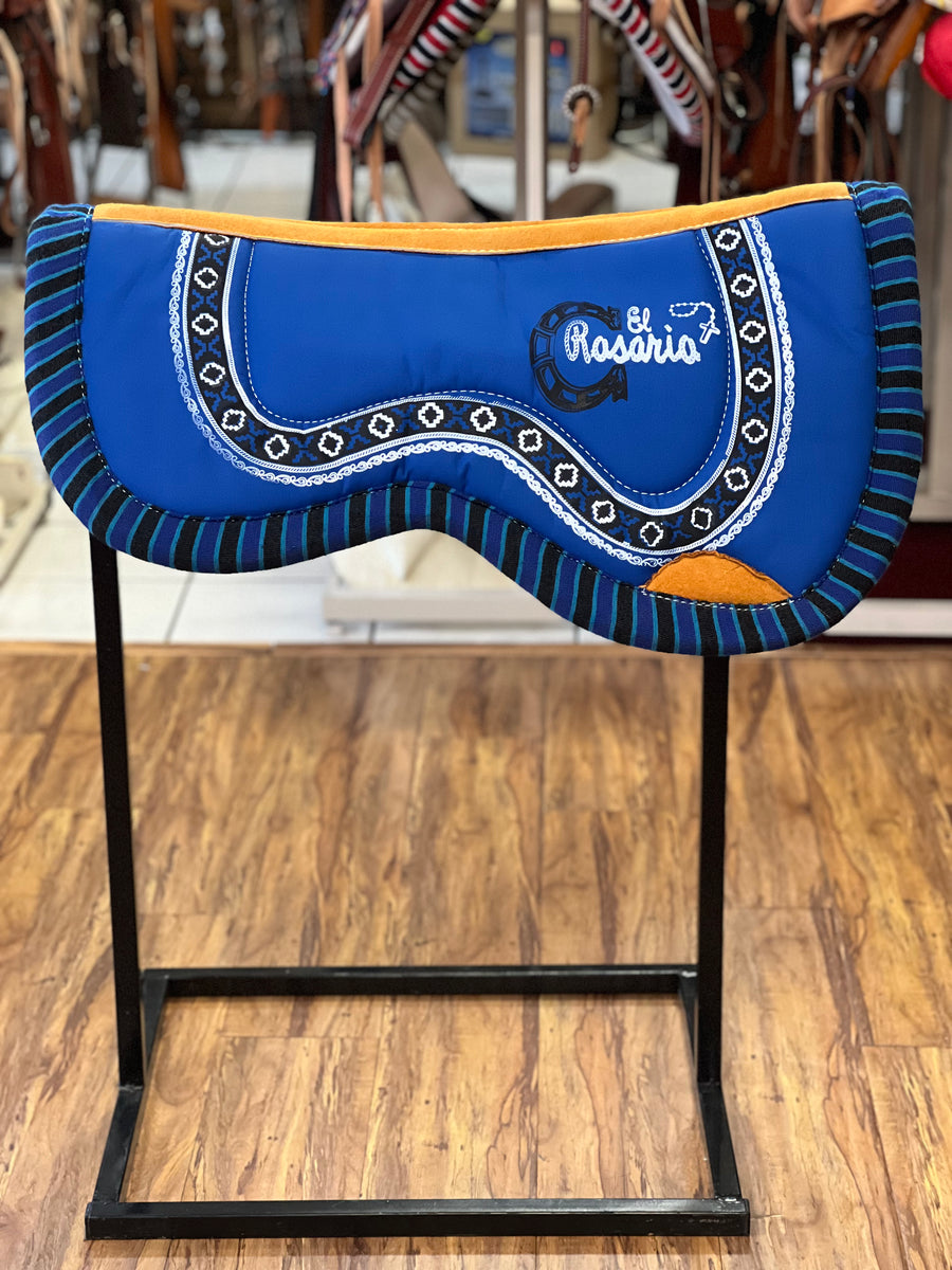 CARONA CHARRA PARA MONTURA COLA DE PATO COLOR AZUL