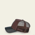 GORRA EN PIEL GENUINA CON DISENO DE SERPIENTE