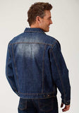 Roper Mens Blue 100% Cotton Denim Button Jacket 03-097-0670-7000 BU