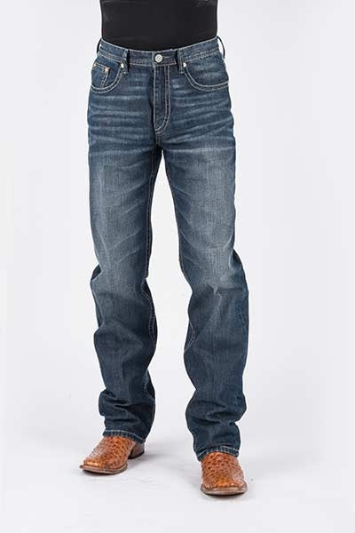 STETSON MEN'S 1520 STANDARD FIT STRAIGHT JEANS 11-004-1520-4065 BU
