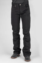 Stetson Mens Black 100% Cotton 1120 Slim Fit Jeans 11-004-1120-0024 BL