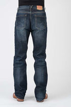 Stetson Mens Blue 100% Cotton Modern Pieced Back Jeans 11-004-1312-4070 BU