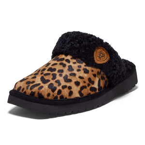 Ariat Women's Jackie Exotic Square Toe Slipper-2830- Cheetah 10039061