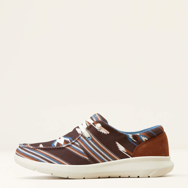 ARIAT WOMEN'S HILO CHIMAYO ARROYO CHOCOLATE SHOES 10046949