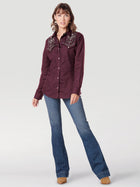 WRANGLER RETRO WOMEN'S WESTERN VINTAGE SHIRT STYLE 112336492