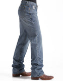 Cinch Men's White Label Mid Rise Relaxed Fit Straight Leg Jean - Medium Stonewash MB92834003