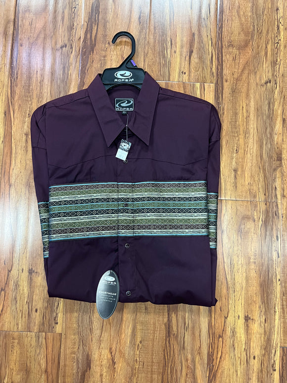 VINTAGE STYLE ARIZONA AZTEC BORDER SHIRT