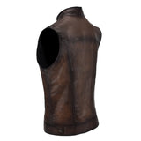 CHALECO CUADRA PARA CABALLERO EN PIEL OVINO JC231