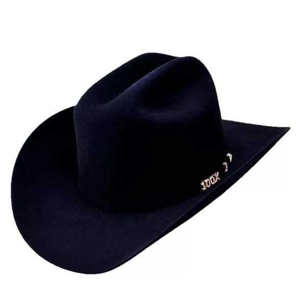 Serratelli EL Comandant 100X Cowboy Felt Hat Black