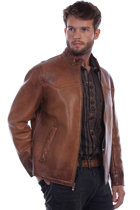 Scully’s 1083 Cognac Leather Jacket