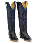 Justin Women's Ada 17" Blue Tall Western Boots VN4483L