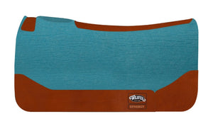 Weaver Leather Synergy Natural Merino Wool Felt Saddle Pad Free Braided Rope Halter with 10' Lead