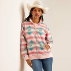 ARIAT WOMEN'S RANGER 1/2 ZIP SWEATSHIRT - TIFFANY PRINT - 10048636
