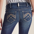 ARIAT  Women's R.E.A.L Low Rise Rosy Whipstitch Boot Cut Jean 10018351