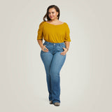 Ariat Womens R.E.A.L. Mid Rise Patricia Bootcut Jeans 10036812