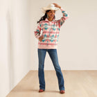 ARIAT WOMEN'S RANGER 1/2 ZIP SWEATSHIRT - TIFFANY PRINT - 10048636