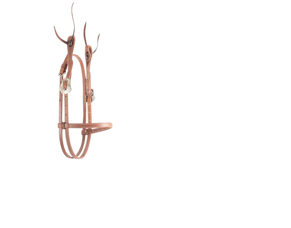Martin Saddlery Laramie Buckle Harness Leather Browband Headstall