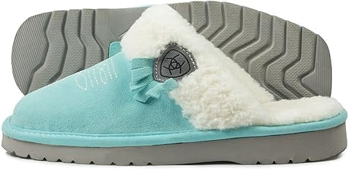 ARIAT- Women's Square Toe Slippers Jackie ( Blue )