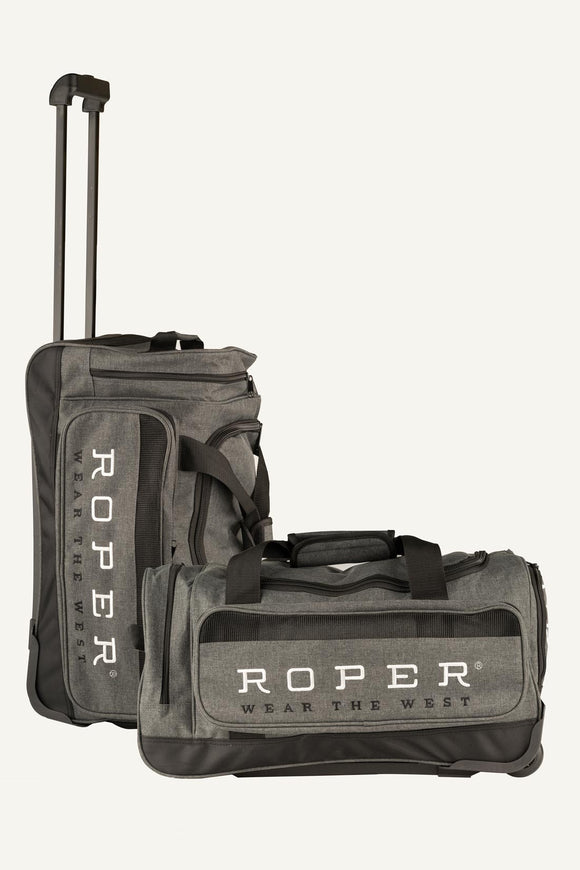 Roper Sports Gear Bag w/Wheels - Black/Grey 03-099-0070-0154 BL