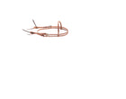 MARTIN SADDLERY BROWBAND HARNESS HEADSTALL WITH DEADWOOD BUCKLE LATIGO TIES