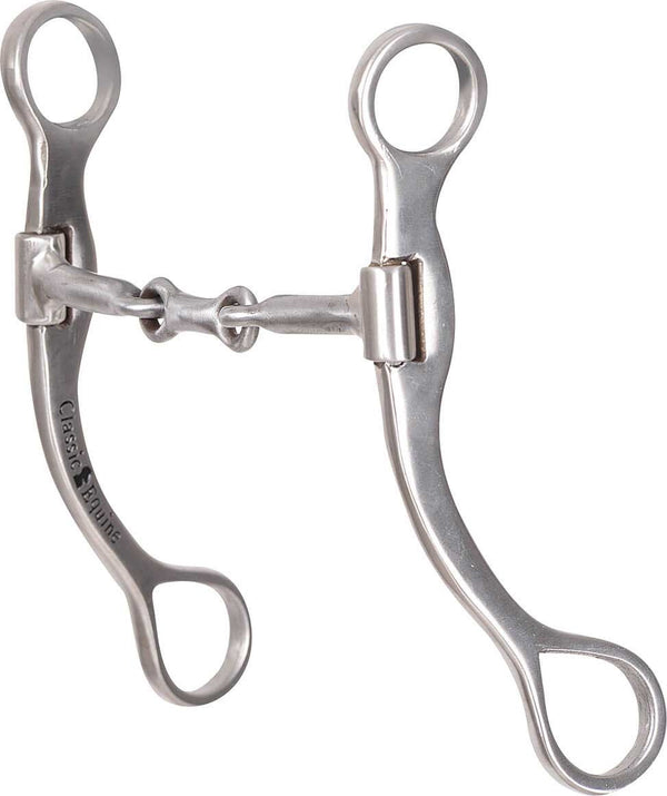 CLASSIC 7.5IN STAINLESS CHEEK COPPER INLAY DOGBONE BIT