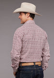 STETSON MEN'S MEDALLION PRINT LONG SLEEVE PEARL SNAP WESTERN SHIRT 11-001-0425-5027