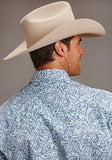 Stetson Men's Paisley Print Long Sleeve Pearl Snap Western Shirt 11-001-0425-4002