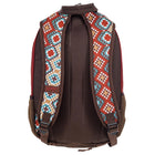HOOEY  "ROCKSTAR" HOOEY BACKPACK AZTEC/RUST W/BEAD PATTERN
