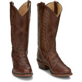 Tony Lama McCandles Chocolate FQ Ostrich Men's Boot 8256 MCCANDLES " 8 EE"