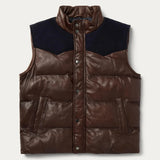 Stetson Quilted Leather Vest 11-097-0541-6028 BR