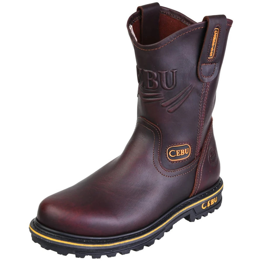 Cebu Men's TRACTOR  10" Pull On Work Boots
