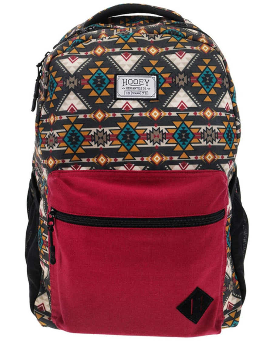 Hooey Men's & Women's Recess Hooey Aztec & Burgundy Backpack - BP041AZBU