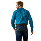 ARIAT MENS TEAM LOGO TWILL FITTED SHIRT 10045026