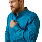 ARIAT MENS TEAM LOGO TWILL FITTED SHIRT 10045026