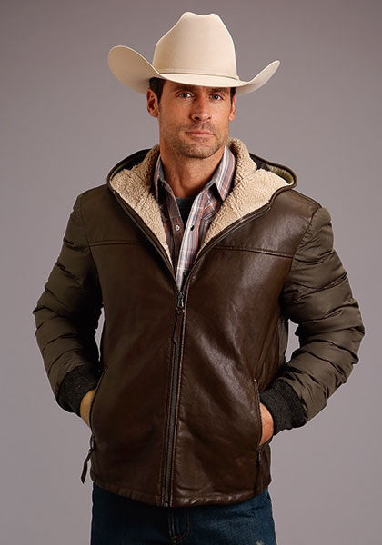 STETSON NOVELTY SOLID SUEDE JACKET 11-097-0539-6624 BR
