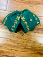 MOŇO CHARRO COLOR VERDE BORDADO EN HILO ORO