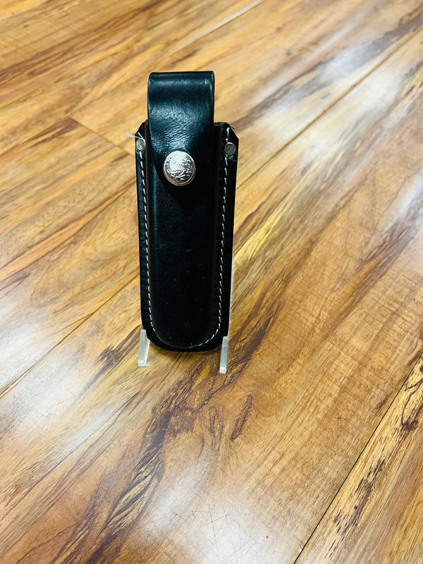 LEATHER STANDARD SLIDE SOLO SNAP KNIVE HOLDER