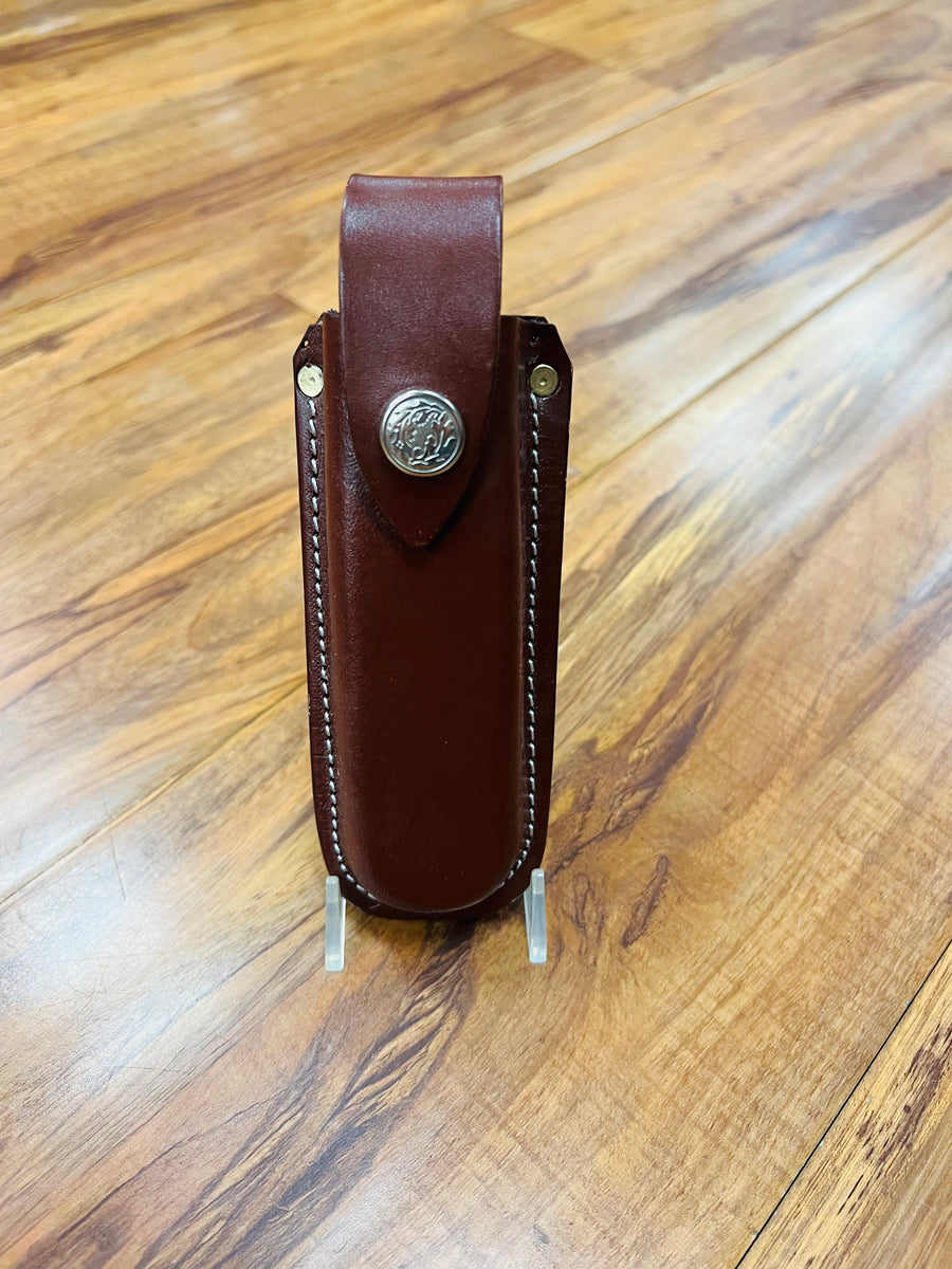 LEATHER STANDARD SLIDE SOLO SNAP KNIVE HOLDER