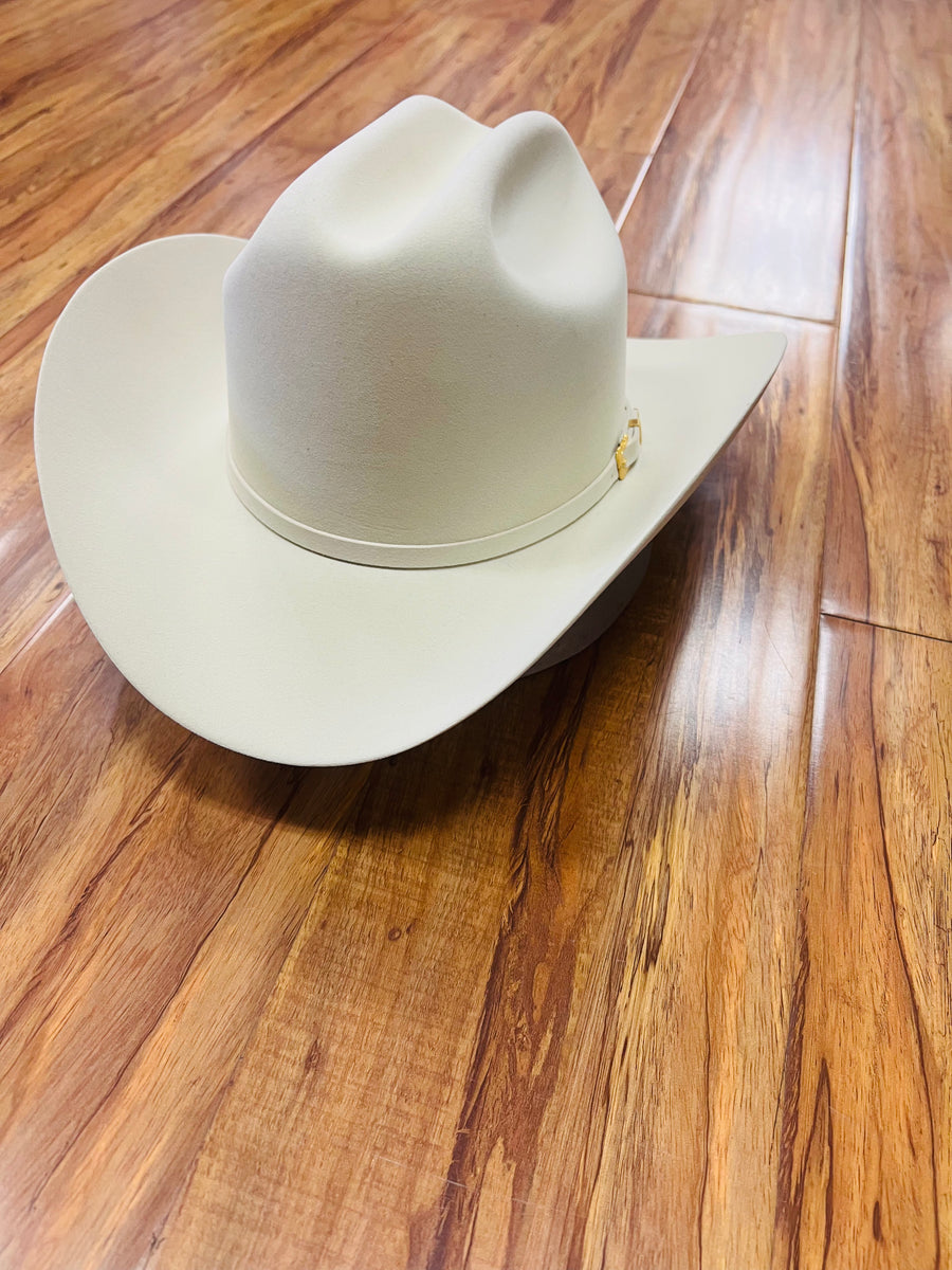8x Larry Mahan Rio Grande Fur Felt Cowboy Hat - HerraduraDeOro