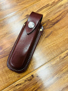 LEATHER STANDARD SLIDE SOLO SNAP KNIVE HOLDER
