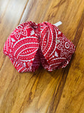 MOŇO CHARRO ROJO CON BLANCO