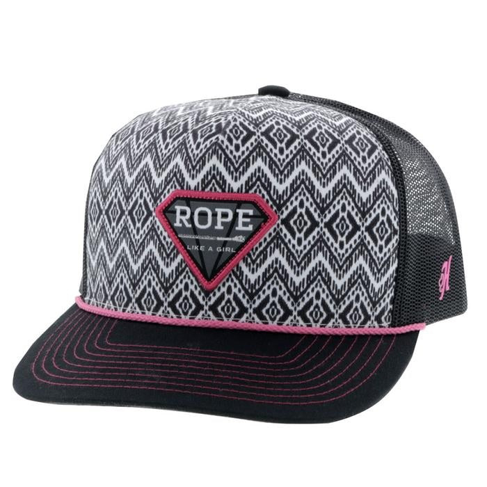 Hooey Rope Like A Girl Ladies Snapback 6-Panel