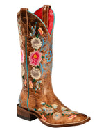 Women's Macie Bean Rose Garden Honey Bunch Cowgirl Boots